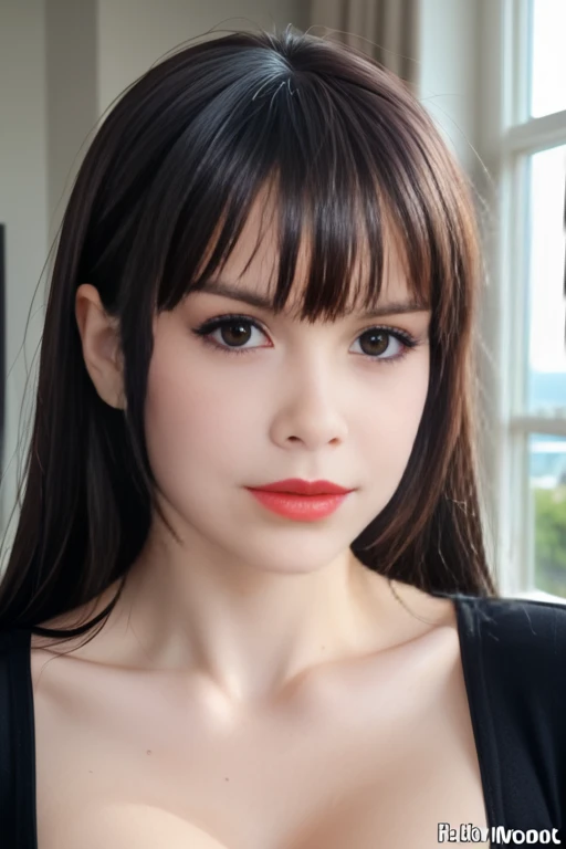 a beautiful detailed portrait of a woman with big breasts wearing a bikini, highly detailed, photorealistic, 8k, hyper realistic, extremely detailed facial features, beautiful eyes, nose, and lips, dynamic pose, glamorous, sensual, cinematic lighting, vivid colors, intricate details, masterpiece, BettyOC, bailey_jay