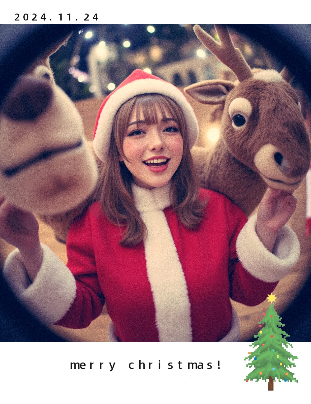 （1219）Theme：Christmas Polaroid Photo Generator/圣诞宝丽来照片生成器/クリスマスポラロイド写真生成器