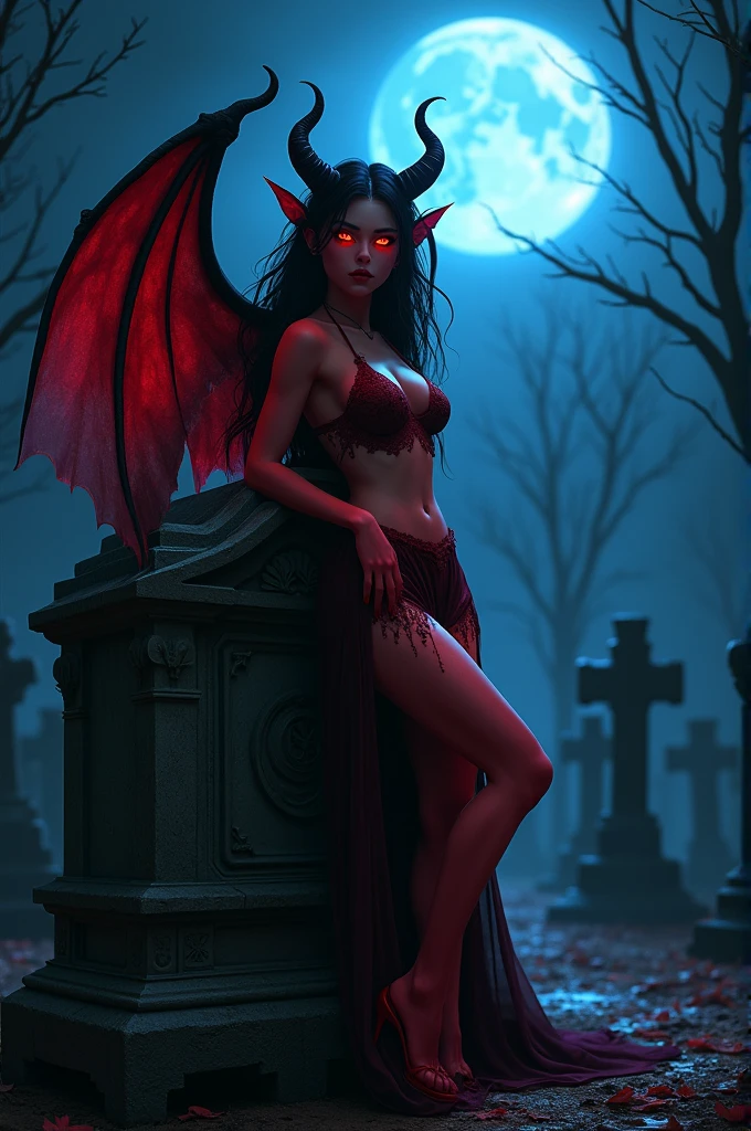Nsfw, a topless woman with horns and blood on her body in a wet alley, beautiful succubus, succubus | medieval, succubus, diablo 4 lilith, demon girl, beautiful elegant demon queen, demon woman, lilith, demoness, succubus in tight short dress, queen of hell, villainess has black angel wings, diablo 4 queen, raven winged female vampire