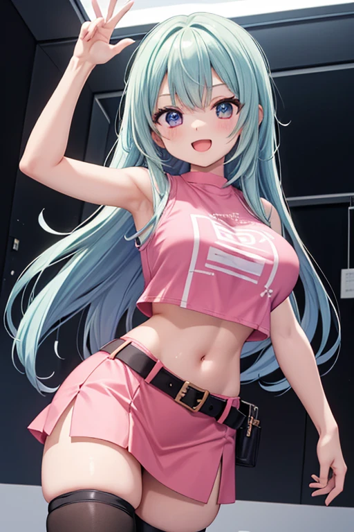 ((obra-prima)), ((melhor qualidade)), highres, (kei1), (1girl), (solo), (olhos azuis), (cabelo longo), (adolescente de 15 anos), (usa um uniforme de futebol venezuelano que se chama Vino tinto) , (fita), (franja), (collar bone), (cabelo grisalho), (faixa de cabelo preta), (neck ribbon), (cabelo entre os olhos), (middle breasts), (tiro de cowboy), (sorriso), (corpo inteiro completo detalhado), (She's on a sports court), (corpo anatomicamente correto sem erros), (escenario completo detalhado), ((Detailed full arms and hands))