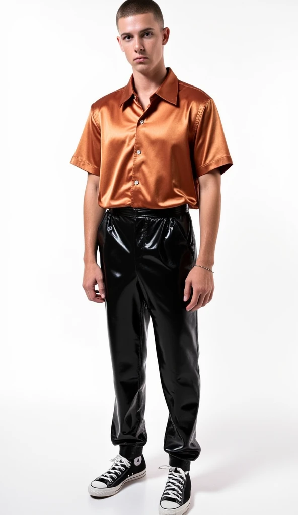 Pretty boy 21-year-old male model hot as fuck arrested in his orange prison suit drenched in water from getting hosed by the cops handcuffed make it hard time for him have him seated or on his knees hands behind back or in front of him but handcuffed by his waist.