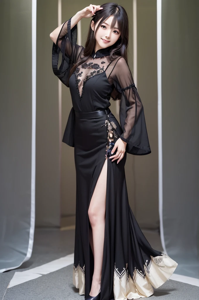 Beautiful fat girl，tmasterpiece，（graceful movements：1.21），Full body photo，voluminous and messy hair，long whitr hair，Finely depicted eyes，Detailed portrayal of the face，Beautiful facial features，Fashionab，（Romantic background：1.21），（Fashionable clothing），Artistic portrait。