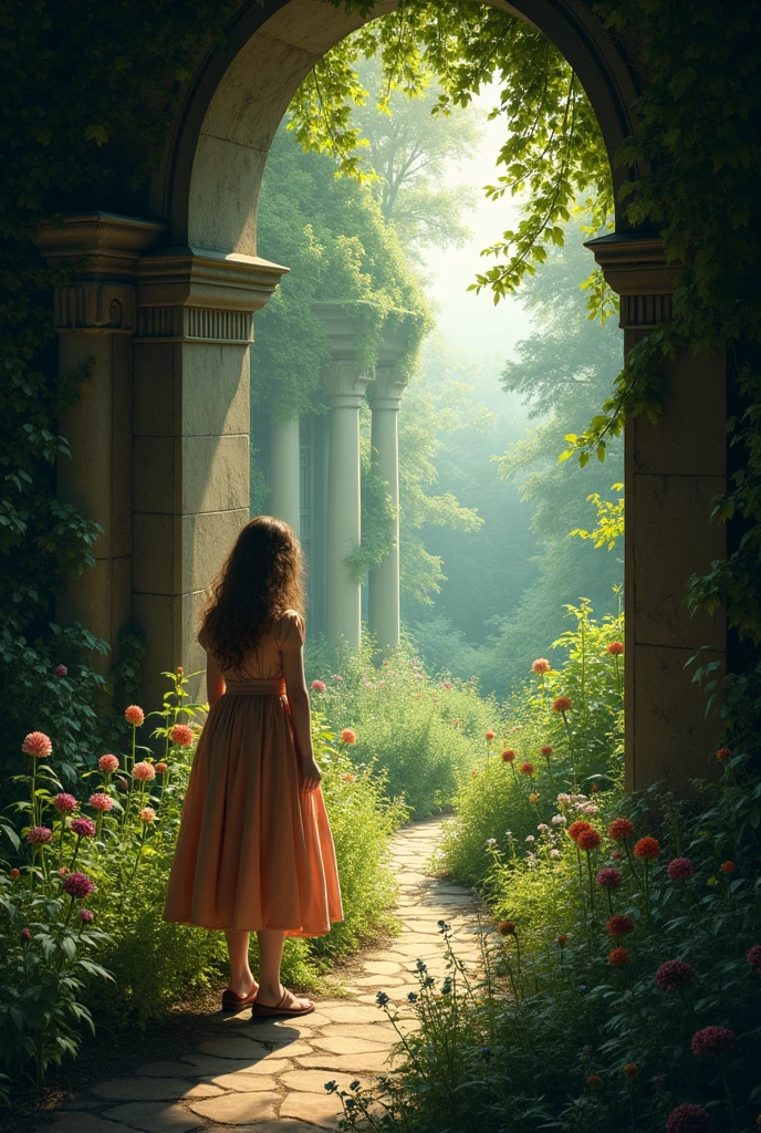 **The Garden of Silences**
On a hill covered in perpetual fog, There was a garden that few knew about and even fewer dared to visit.. There were no roads leading to him, and those who found it did so by chance, or by an inner calling that they could not explain. The garden was surrounded by high stone walls., covered in vines that seemed to whisper secrets to whoever approached. The inhabitants of the nearby town called it the Garden of Silences..
It was said that, In ancient times, The garden had been created by an alchemist who wished to master the art of immortality.. After years of failed experiments and dark sacrifices, He discovered a truth that drove him to the brink of madness: The secret of immortality did not lie in the body, but in the soul. Desperate for his discovery, The alchemist planted special seeds in his garden, each infused with a part of her own soul. The plants that grew from those seeds were not common.; Each one held a fragment of the alchemist's thoughts and emotions..
Throughout the centuries, The garden was abandoned and the plants grew out of control., becoming guardians of the deepest silences and secrets of man. Anyone who entered the garden felt their innermost thoughts become clear., as if plants could read your mind and reflect your most hidden emotions. Some found peace in that place, But others were consumed by the truth they discovered..
A cloudy afternoon, A young girl named Cora, known for her insatiable curiosity, arrived at the hill. I had heard the rumors about the Garden of Silences, and although many had warned him not to come closer, Something inside her was driving her to go.. The garden called her, as if he knew he had something to teach him.
Passing through the heavy iron gate that led into the garden, Cora felt a strange calm. Around it, the garden was in