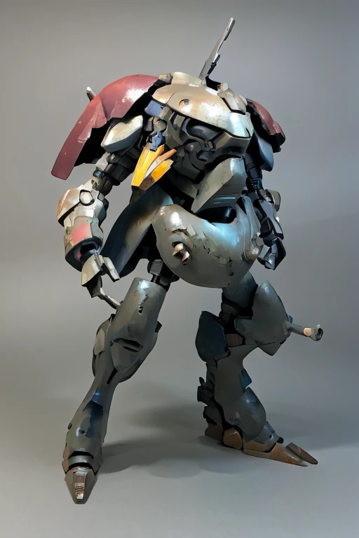 Oil paints, Gray body:1.3,  super detailed ,   high detail ,  High Quality , 最 High Quality ,  high definition , 1080P, city camouflage scheme painted militaryrobot,  super fine concept art , spider robot ,Alone,no human,Background,military, blue armor, giant, multi-legged vehicle , giant foot, bigfoot ,heavy legs ,tank, short and slender legs ,fat Four feet,short Four feet,Four feet,  increase legs , world domination , mechanized giant fishtail skirt