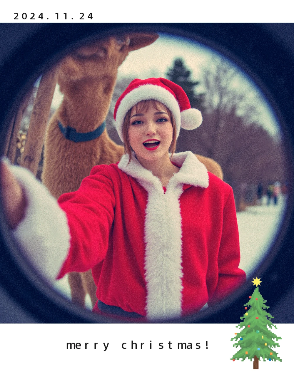 （1219）Theme：Christmas Polaroid Photo Generator/圣诞宝丽来照片生成器/クリスマスポラロイド写真生成器