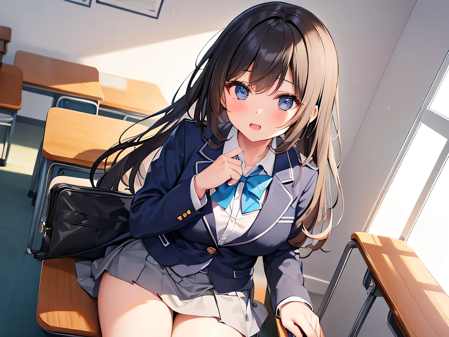 Please make sure your white panties are visible、