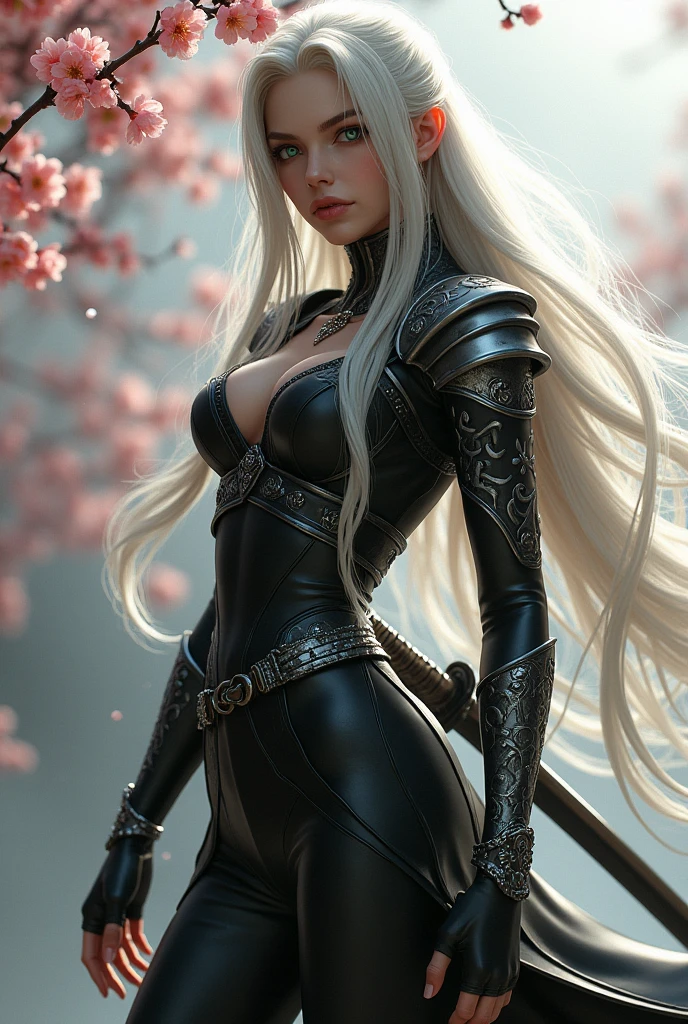 (((1boy))) (((Solo focus))) (((Appears to be 20 years old with youthful looks.))) (((Medieval fantasy attire.))) (((Medieval fantasy aesthetic.))) (((Appears to be 20 years old with mysterious looks.))) (((Medieval fantasy attire.))) (((Medieval fantasy aesthetic.))) Charismatic and attractive blonde female in a high fantasy realm. Sexy, alluring and sensual. (((Sexy physique.))) (((Dominant.))) (((Powerful pose.))) She should have a mysterious charm that captures the attention. This character must embody thrilling and exciting qualities, but her arrogance should be evident in her posture and expression. Her attire should be a dazzling blend of high fantasy aesthetics, revealing a captivating, rugged bravado style that mirrors her exciting personality. The outfit should scream individuality, telling a story of grand adventures and daring escapades. The character's face should be a canvas of vivid expressions, showcasing her charisma, bravado, and the hint of mischief that makes her all the more alluring.