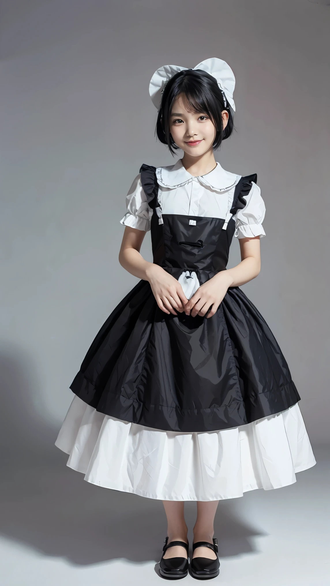 kawaii petit  childish innocent ankle-biter 1girl 8yo, star-shaped pupils small_star symbol in the pupils and iris, ((skindantation)) ((flat chest)) +++, extremely detailed character, (an extremely delicate and beautiful), solo focus, straight-on, dramatic angle, depthoffield, (expressionless languorous cute, beautiful detailed eyes lower eyelashes eyelashes, intricate:1.3 ((Gothic Lolita)) ((Frilled)) dress,skirt, Headdress, bowknot, (((hair ornament))), hair flower, eyeliner skindantation black fishnet_pantyhose, garter straps, Lace, cross-laced footwear, frilled blouse ribbon-trimmed sleeves), bloomers [background(building architecture, stained glass ((gothic architecture)) church, (castle), [fantasy])] stained glass candlestick chain iron prison, St. Peter's Basilica, vachican, portrait , +++ 
blue eyes, 
deep amber hair, 
short hair , 
twin ponytails, 
streaked hair , 
blunt bangs, 
sideburns , 
kind smile, 
nose blush , 
head_tilt standing  
+++, +++ extremely quality extremely detailed deep-silky-healthy-lackwarm-foundational-soft-skin high resolution, contrapposto glow shine like opal magnificent photo realistic ray trace depth of field hiqcgbody ++ Faint lips,UC:realistic, cinematic lighting cinematic angle Girl at the front dynamic pose