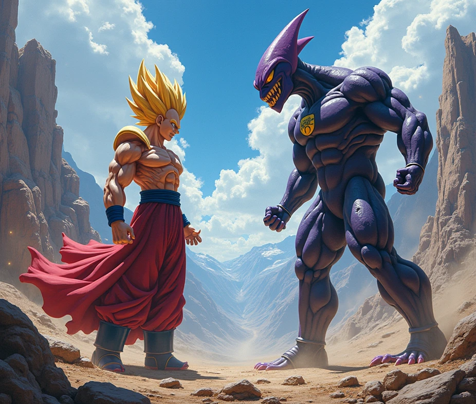 Jeice and Zarbon from Dragon Ball Z together