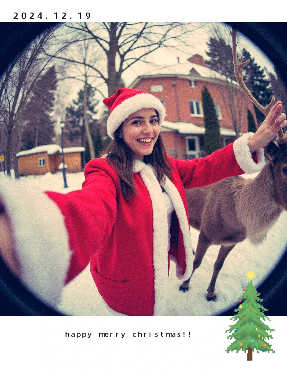 Christmas Polaroid Photo Generator/圣诞宝丽来照片生成器/クリスマスポラロイド写真生成器