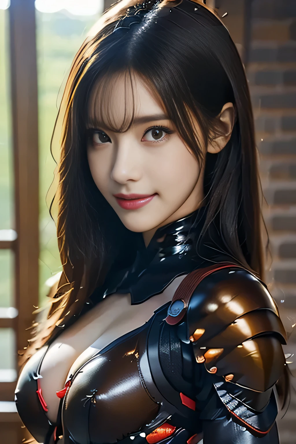 (high resolution,masterpiece,best quality,extremely detailed CG, anime, official art:1.4), realistic, photo, amazing fine details, all intricate, gloss and shiny,awesome many layers, 8k wall paper, 3d, sketch, kawaii, illustration,( solo:1.4), perfect female proportion,villainess, (fusion of dark brown cockroach and lady:1.4), (brown cockroach form lady:1.2), (brown cockroach lady:1.2), (fusion:1.2), (solo:1.4), (evil smile:1.2), muscular, abs, (cockroach brown exoskeleton bio insect suit:1.4), (cockroach brown exoskeleton bio insect armor:1.2), (brown transparency cockroach wing:1.4), (brown cockroach antennae:1.3),