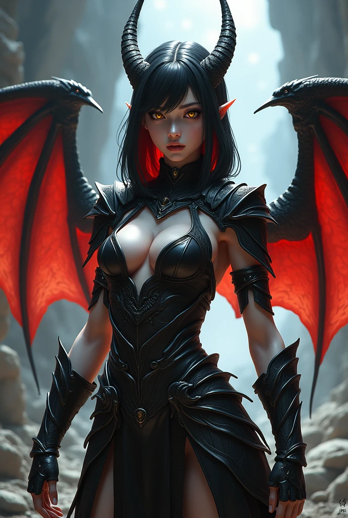 girl, gargoyle warrior, crouching, evil look, sexy, armour panties lowleg, claws, fangs, wings, busty,  massive tail, demonic armor, facepaint, bodypaint, red glowing eyes, combat stance, vibrant appearance, creative behavior, menacing, evil smile, imaginative, sensual, spontaneous, highest quality, skin texture, intricate details, (cinematic lighting), RAW photo, 8k, under moonlight, nightmarish, full moon, firestorm, debris