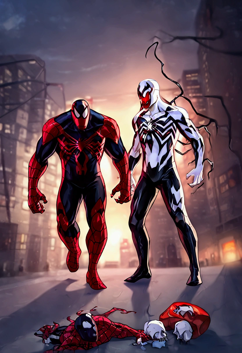 Symbiote (marvel), symbiote (spider-man 3), symbiote (spider-man), venom, carnage, toxin, hybrid, naruto (series), bone armor, bone weapons, knull (marvel), high quality, HD, kaguya clan (naruto). Exoskeleton, armor made of bones, bones on outside of body.