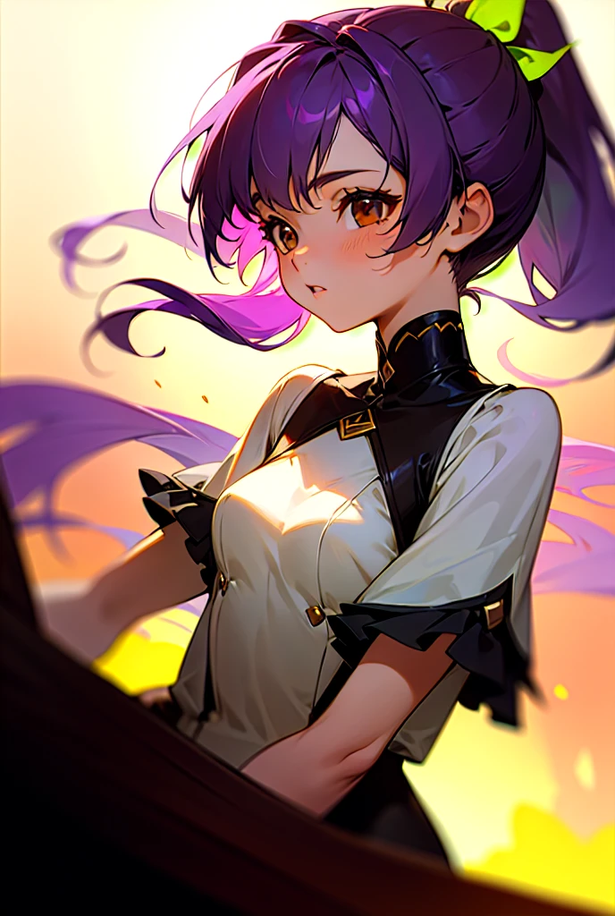 black hair, short hair, blue eyes, ribbon, breasts, bow, hair ribbon, hairband, hair bow, bangs, large breasts, sarashina ruka, smile,
BREAK ((purple coat, skirt):1.2),
BREAK closed_eyes, closed_mouth, hands_in_hair, simple_background, white_background, armpits, medium_breasts, upper_body,
BREAK ((top quality, 8k, masterpiece: 1.3, ultra hd, high quality, best quality, high definition, realism)), sharp focus: 1.5, Beautiful woman with Slim body, (perfect hands, perfect anatomy),