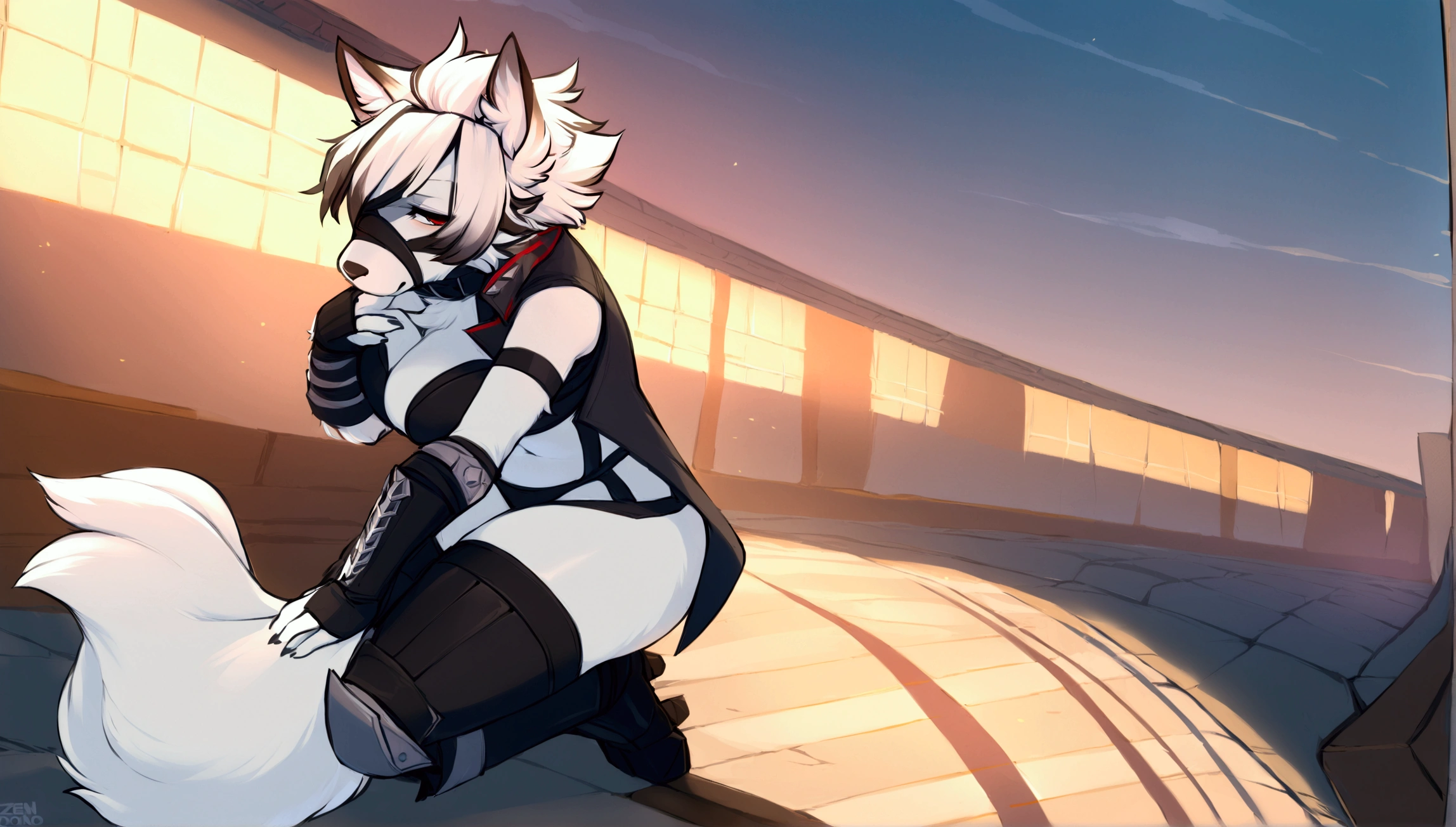 anime style, super fine illustration, highly detailed, dynamic angle, beautiful detailed, 8K, BREAK Working grim Reaper are soothed and smiling as they pet a dog(Kerberos).Break on hell,detailed background,office,dark dark dark Break 1 man,grim Reaper,skeleton face,Black suit,Black sunglasses,perfect face,perfect hands,cool cool cool Break Kerberos,perfect dog,Break masterpiece masterpiece masterpiece,best quality best quality best quality,super detailed,ass pov,

