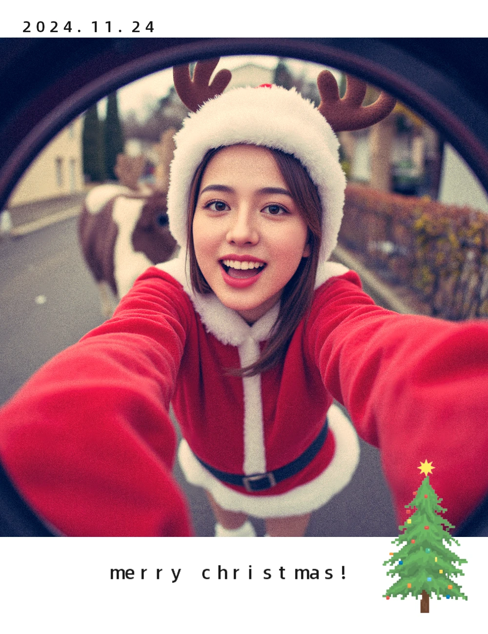 （1219）Theme：Christmas Polaroid Photo Generator/圣诞宝丽来照片生成器/クリスマスポラロイド写真生成器