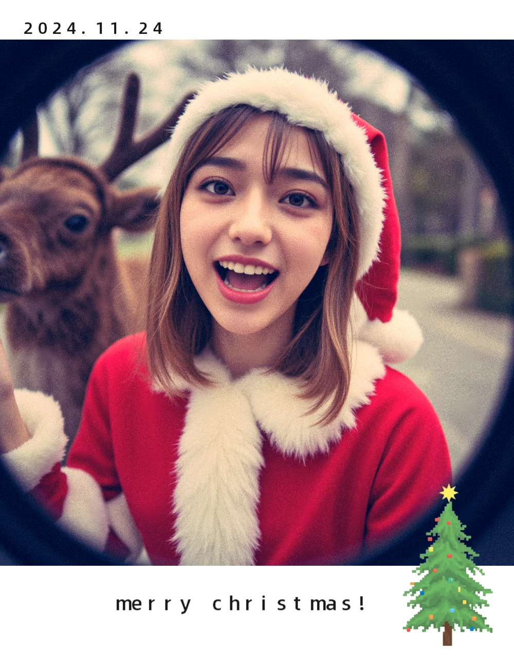 （1219）Theme：Christmas Polaroid Photo Generator/圣诞宝丽来照片生成器/クリスマスポラロイド写真生成器