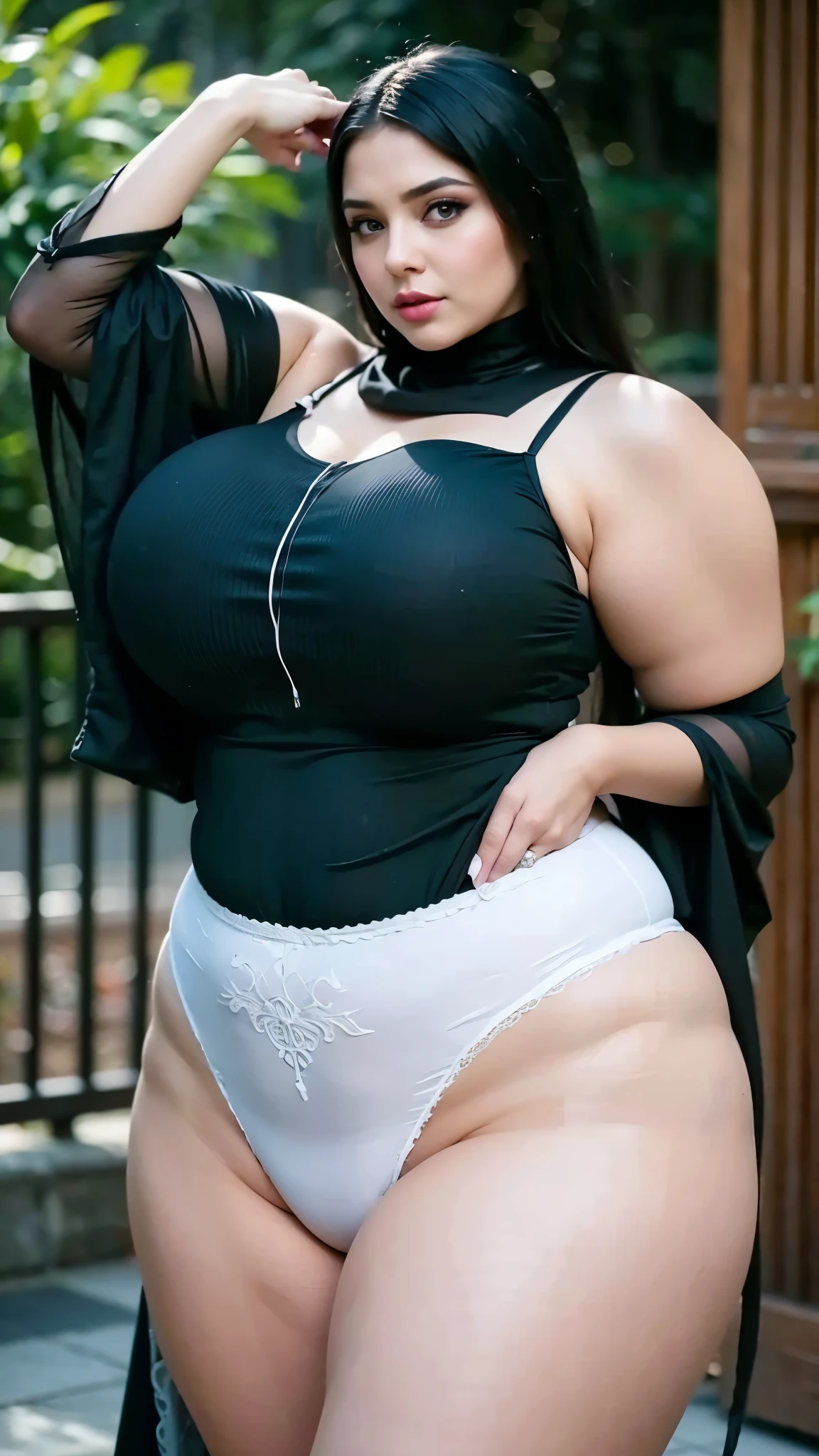 Thick middle eastern, woman, bbw,