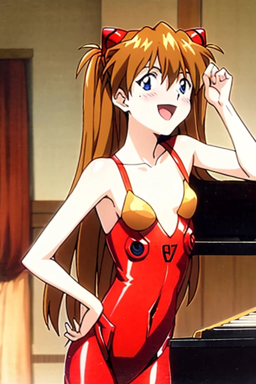 Kousaka honoka, night, bar, playboy bunny, short hair, hair ornament, crotch lines, upper body