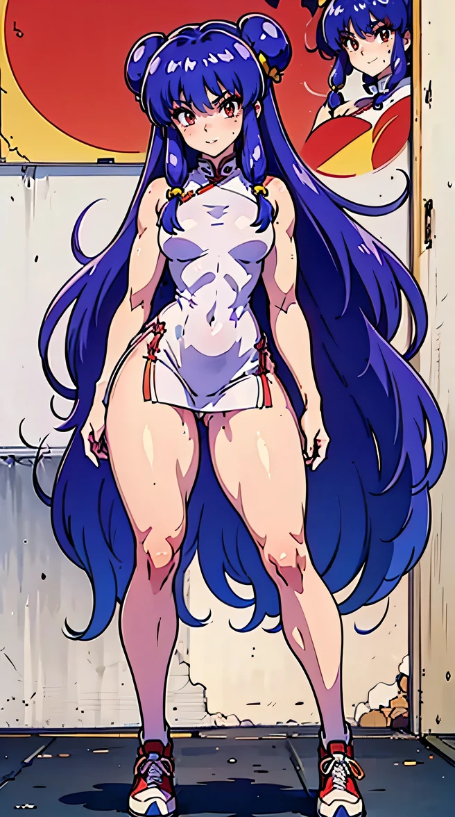 (1 girl), (((Velzard de tensei shitara slime datta ken))), Ela tem pele clara, olhos da cor de diamantes azuis e longos, cabelos brilhantes, pearl white, extending to the waist, (((She wears a blue star-shaped pendant and a gold headband.))), (wears a very short black bikini), seios grandes, thin arms, (barriga musculosa), (((pernas musculosas))),(Standing), cintura fina, bare feet and very detailed, beautiful feet and well-shaped toes, (((beach night scene with starry sky and blood moon in the sky))), (cabelos presos em rabos de cavalo duplos), olhos vazios, olhos vazios, olhos vazios, eye reflection, olhos brilhantes, mau humor, anime, estilo anime, ray tracing, Cinematic lighting, panorama, Sony FE, UHD, master part, anatomicamente correto, Super Detalhe, alta qualidade, best quality, high resolution, 16k