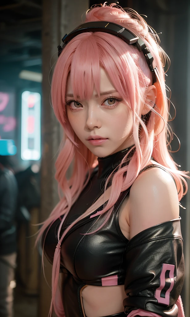 Twin tails, Pink Hair, Small breasts,torture,Blitz,Restraining the arms with chains,Hung from above,Laboratory,Grit your teeth, Heavy breathing, Red face, Glare/Make a displeased face/Dissatisfied, High resolution, Anatomically correct, masterpiece, Bodysuits,red,