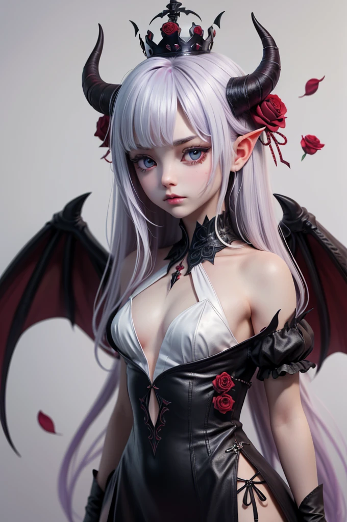 masterpiece, Raw photo，photorealism，High resolution，highest quality，High resolution, perfect composition, perfect face, perfect body, 16k，cinematic lighting，silver hair，Succubus，whip，latex，black，attractive，Demon's Castle Background、Devil&#39;s costume showing collarbone、close up of face、