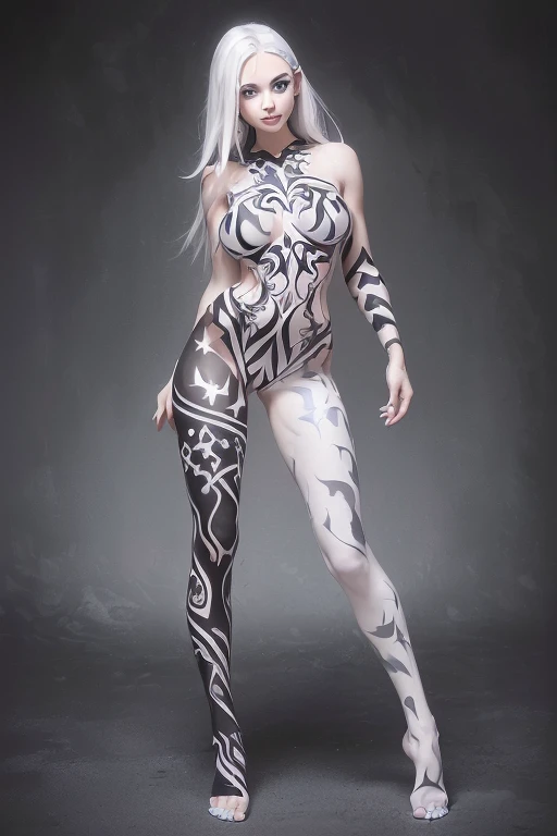 (anime:1.8), (Digital art:0.2), (Geometric art:1.7),(agpi official art, beautiful and aesthetic, ultra detailed, beautiful, masterpiece, best quality:1.6), (1girl:1.2), Detailed face, Detailed eyes, Detailed hair, young fingers, Detailed fingers, five fingers, BREAK cute ig model, Japanese cute model, 22 years old, Tightened all body, medium Breasts, small head, small face, small mouth, diamond Face, small nose, Sharp Faceline, (dropy eyes, Double eyelid, Light color eyes, Glossy eyes, Shiny eyes:1.2), Shiny skin, shiny hair, (gray hair:1.2),
_
BREAK (happy, smile, Teeth, Glossy Lip:1.2),beautiful Teeth,
_
BREAK (gym theme:1.2), (monochrome color palette:1.2), (sleek black leggings:1.2), (mesh details:1.2), (form-fitting white tank top:1.2), (black high-top sneakers:1.2), (sporty wristband:1.2),
_BREAK