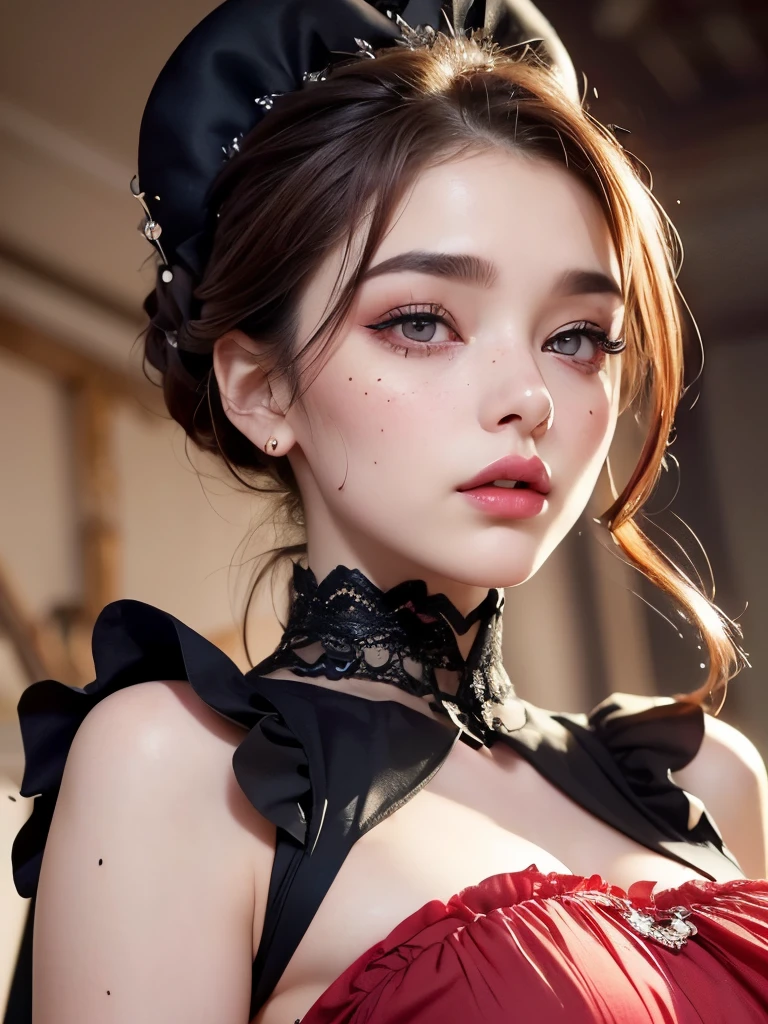 concept art, oil pastel painting , moody gray colors , gritty, messy stylestyle of Malika Favre, Ilya Kuvshinov, Franz Xaver Winterhalter, Alice Pasquin(cel shaded:1.2), 2d, (oil painting:1.2) highly detailed, jeremy mann, Sad expression,
Noble rich aristocratic girl with high detail skin in new 1800 noblewoman outfit,
anger emoticons and teary eyes, blond, hair accessories and bandanas,