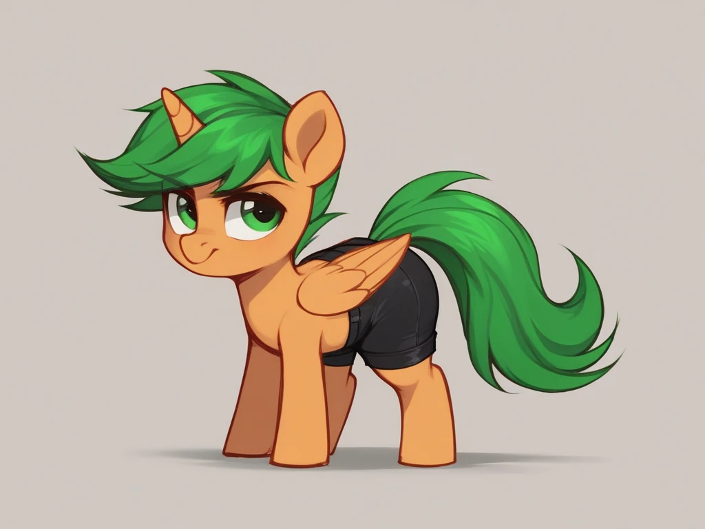 score_9, score_8_up, score_7_up, feral, 2girls, duo female, dynamic angle, dynamic pose, source_pony, male, black body, green hair, straight hair, blue eyes, female, size difference, anatomically correct, feral anatomy, good anatomy, (depth of field), muted colors, extremely high quality RAW photograph, earth pony, semi-anthro, female, ponified, between hooves, between legs, from below, simple background, white background, huge ass, looking back, bare back, full body, (pony on pony), panties, socks, spread ass, hooves on legs, 