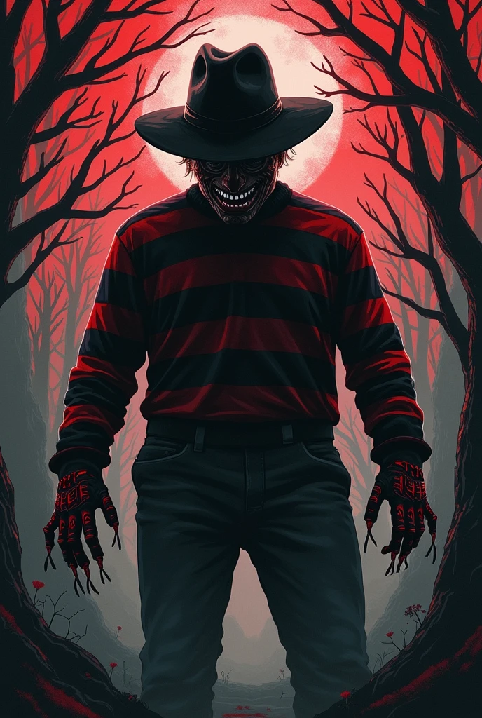 Freddy Krueger eating souls