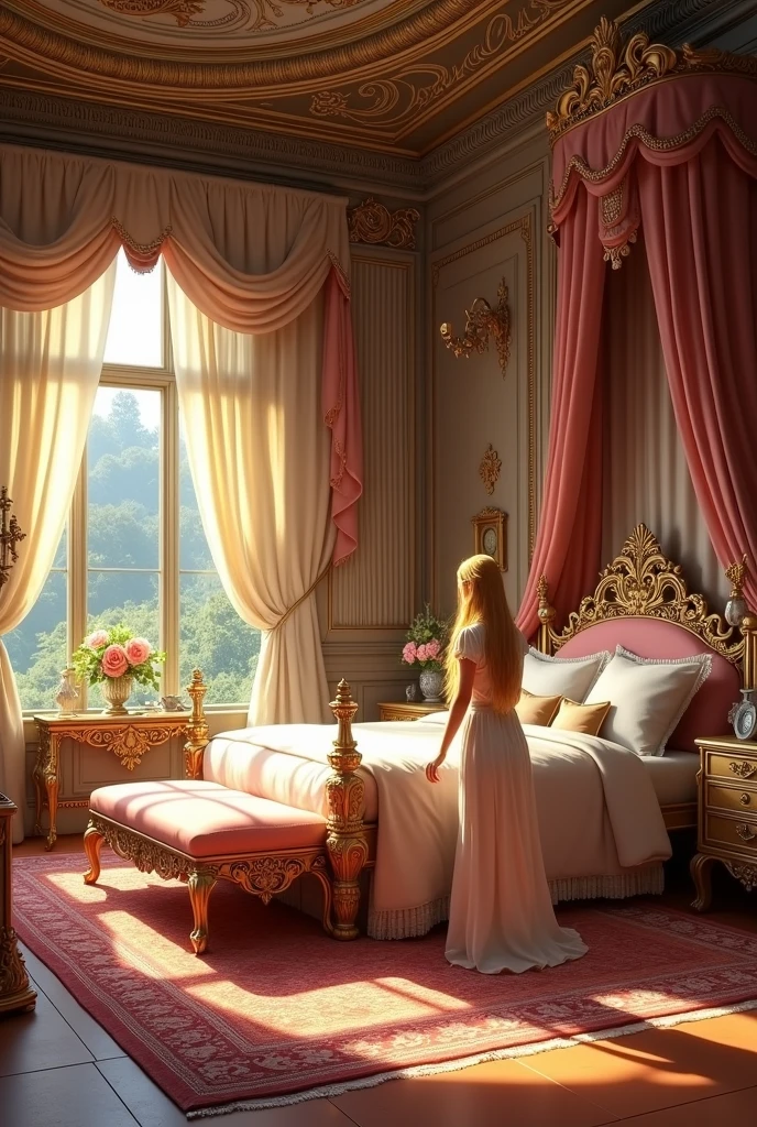 Epic Heaven room with gorgious bed well decorated like paradise