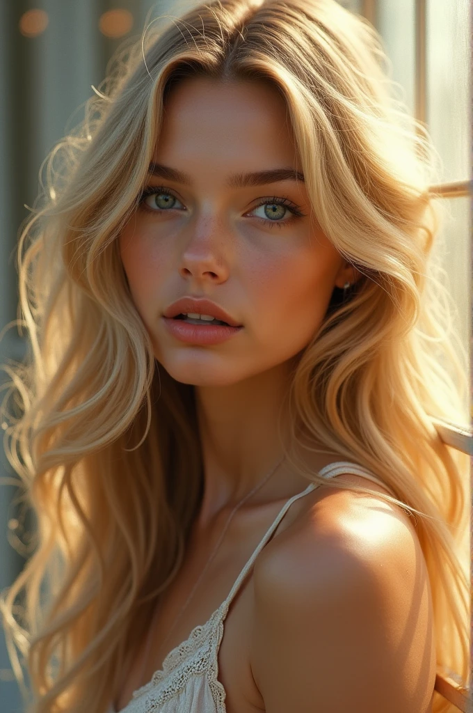 Beautiful blond women 