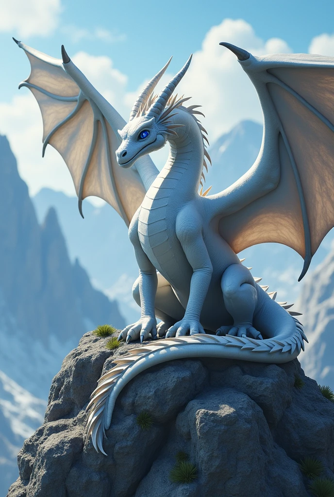 Physical Characteristics: A colossal platinum dragon, with shiny scales and a majestic presence. Your eyes are deep and wise, and he emits an aura of justice and nobility. He may have immense wings and a long, imposing tail..
