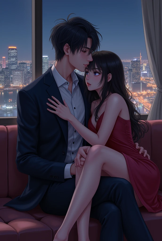 (masutepiece, Digital Art, Digital Illustration, 4K, 8K, Ultra-detailed, beautiful image, Sharp Image, Photorealistic, Raw photo, Perfect face, Perfect lines, Perfect eyes, Soft lighting) 1 woman, (Long Black Hair,straight haired,Bullish gaze,Beautie,qipao dress、Solid makeup,23 y-o woman,small tits:1.3),Secretary, Two handsome men in suits, (ember,Men in suits,well-muscled,Firm shoulder width,Adult male,Boyish hairstyle,English gentlemanly style,Man in his 30s with a cool expression,28-year-old man with bright smile:1.2),couple kissing、kiss、the kiss、Romance、Kissing、Yokohama Chinatown、china taste、chinatown date、ssex、have sex、Wet pubic area、insert 、Rape、Overflowing、Full body painting,(One Girl And One Man,Having sex:1.5),(ember,Adult male,Rubbing the girl's boobs:1.2),Cheek dyeing、gasping face、embarrassed、boredom、begging、Unhappy、Greedy expression,Wet pubic area、 xen、Open your crotch wide、See-through lace underwear、Sheer nipples