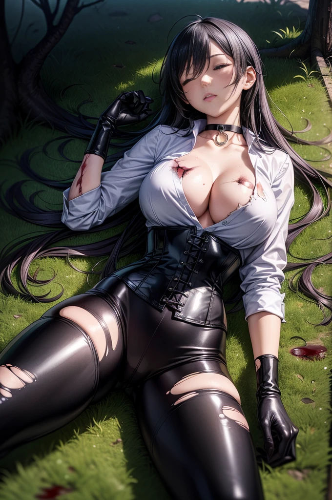 long black hair,shirt,masturbation ,crotch grab,woman,nsfw,orgasm,(ahegao),bare breasts,cry,lying