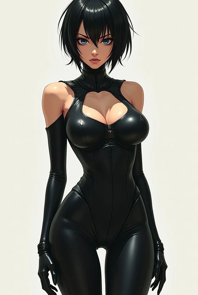 Pitch black background beautiful women