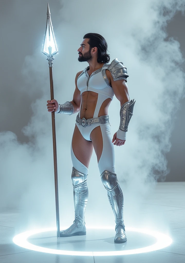 photo of a handsome (nordic man), crystal4rmor, wearing (crystal wizard robe), glowing, sparkle, lens flare, underground crystal cave background, (holding crystal staff), realistic, masterpiece, intricate details, detailed background, depth of field, dynamic pose, dynamic angle,big bulge and big butts,(Best quality, 8k, Masterpiece).,highest detail, superior quality, natural lighting, beautiful, sexy, correct anatomy, good composition,realistic shapes, realistic skin tones,Natural eyes,realistic eyes,looking up at viewer,vpl,realistic muscles,Realistic wrinkles on the skin,Realistic arms and legs,Realistic face,realistic hair,Make a sexy and seductive face, man focus,amazing composition, front view, HDR, volumetric lighting, ultra quality, elegant,Post a erotic photoshoot,Realistic pose,detailed hair,full body,Fujifilm XT3 photorealistic art by midjourney