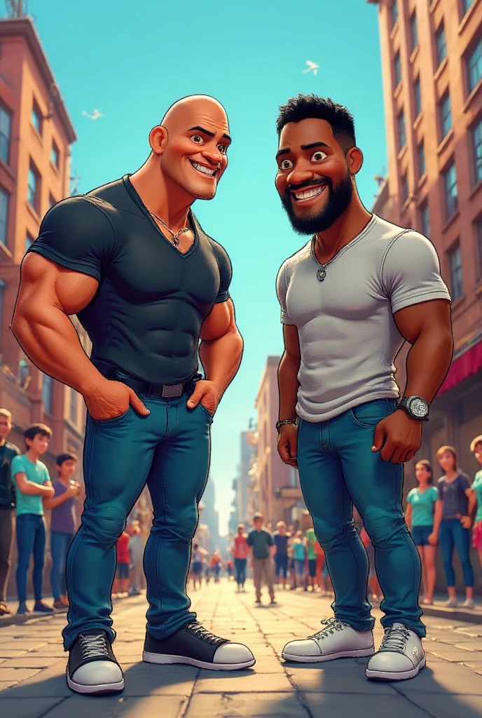 huge muscular old man, standing, smile, happy, wearing leather jacket, open jacket, thick arms, wide pectoral, full body, front view, (best quality,4k,8k,highres,masterpiece:1.2),ultra-detailed,(realistic,photorealistic,photo-realistic:1.37),HDR,UHD,studio lighting,ultra-fine painting,sharp focus,physically-based rendering,extreme detail description,professional,vivid colors,bokeh,portrait,realism