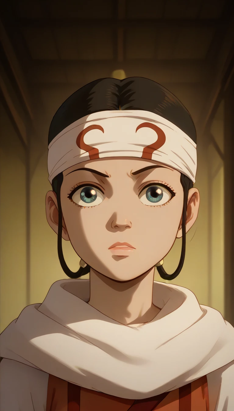 ((Katara [Avatar The Last Airbender)) ((((cowboy shot)))) beautiful detailed eyes, beautiful detailed lips, extremely detailed eyes and face, long eyelashes, 1child , masterpiece, super detail, high details, high quality, best quality, highres, 1080P, 8k, 16k, very accurate clothing, cowl headband on forehead fantasy, anime, intricate details, vivid colors, cinematic lighting, dramatic lighting, cinematic composition, dramatic composition