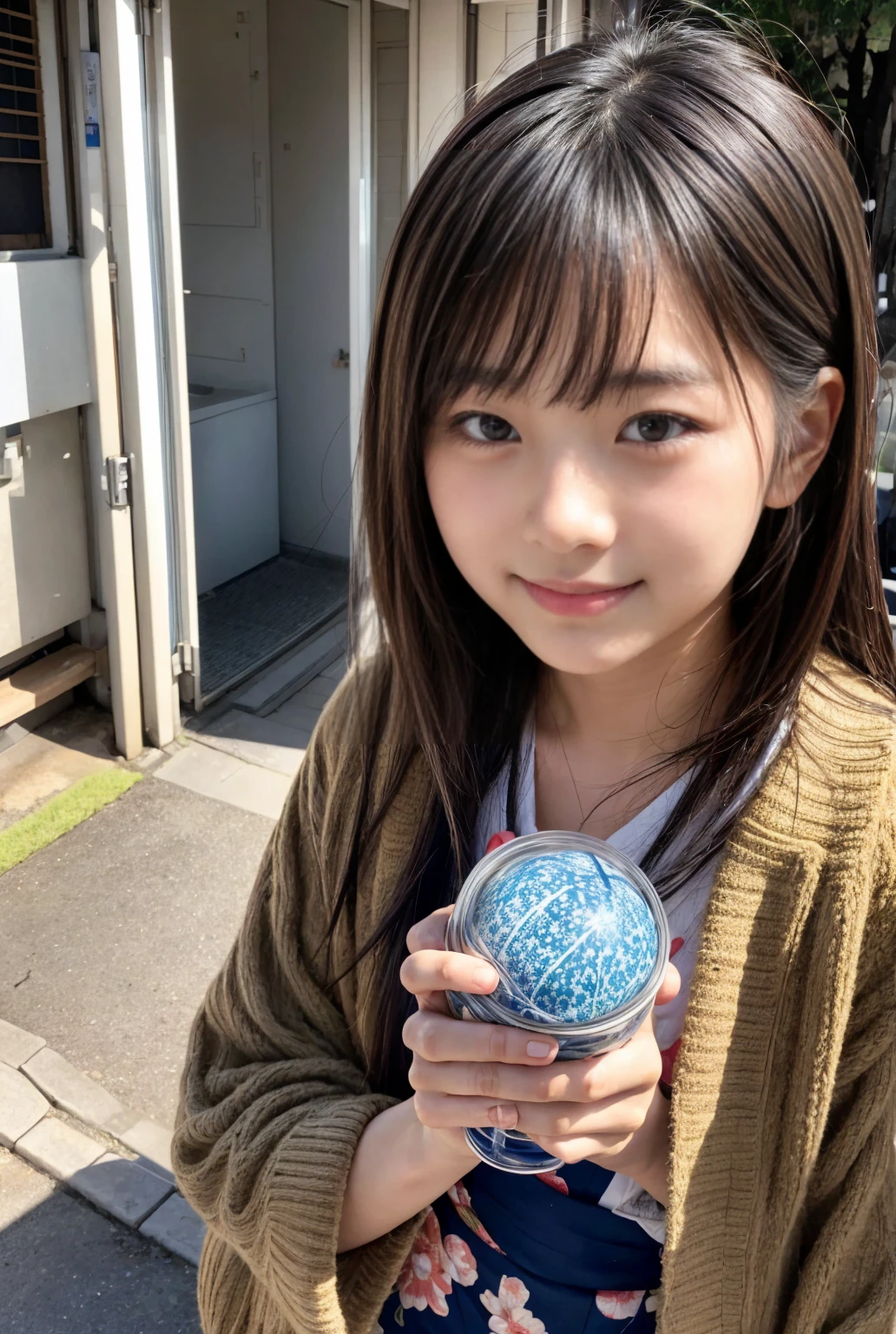 She looks like a 10 year old girl, But she&#39;Cheerful and easy-going, And she&#39; Primary school students,  Inside the room, hot pants, Ultra-high resolution, 4K