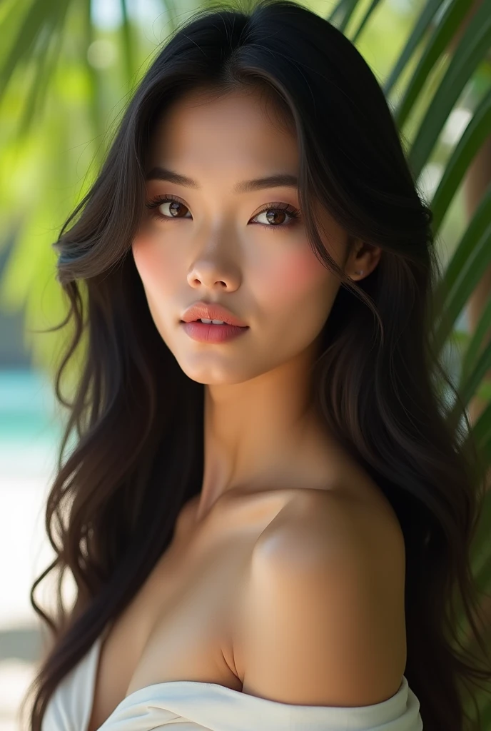 full body:1.5), (solo:1.3), (1beautiful chinese girl), Amazing face and eyes, black hair, (green eyes:1.3), (extremely detailed beautiful face), (fully naked), (no clothes:1.6), (normal tits), pubic hair, vagina, ass, (Best Quality:1.4), (Ultra-detailed), (extremely detailed CG unified 8k wallpaper), Highly detailed, RAW Photos, Professional Photography, a scene from a movie, blush, (shiny realistic skin:1.7), (spread legs:1.6), nude, black hair, green eyes, ponytail, messy hair, abs, (big realistic pussy lips:1.60, (high definition realistic detailed skin texture), best quality, ultra high res, (photorealistic: 1.4), Raw photo, by Ellen von Unwerth, Nikon D850 Film Stock Photography, 4 Kodak Portra 400 Camera, F1.6 Lens, Rich Colors, Realistic, Cinestill 800, backlight, rimlighting, studiolighting, sunlight facing camera, looking at camera, (LIPS SLIGHTLY APART:1.4)