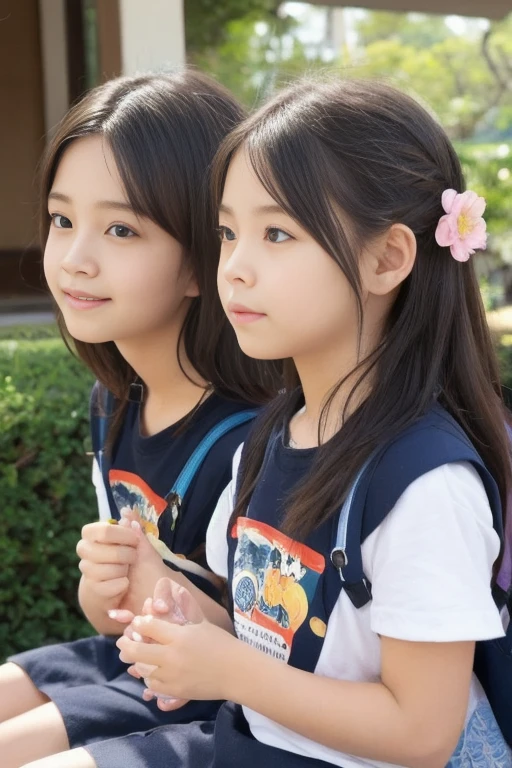 ((( Japanese)))、((( Transcendental Cute Three Elementary School Girls )))