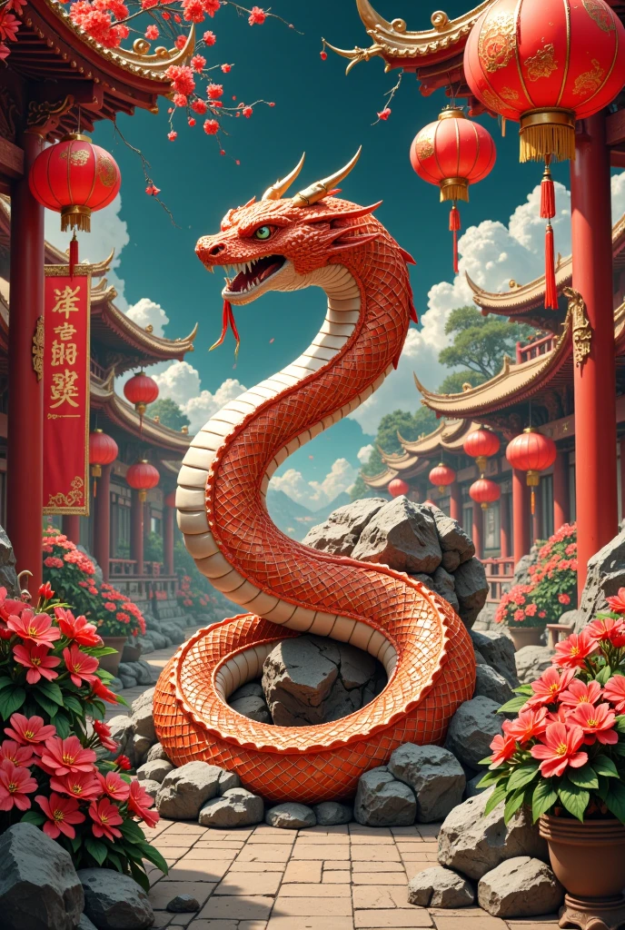 Year of the Snake 　New Year　New Year　Congratulations