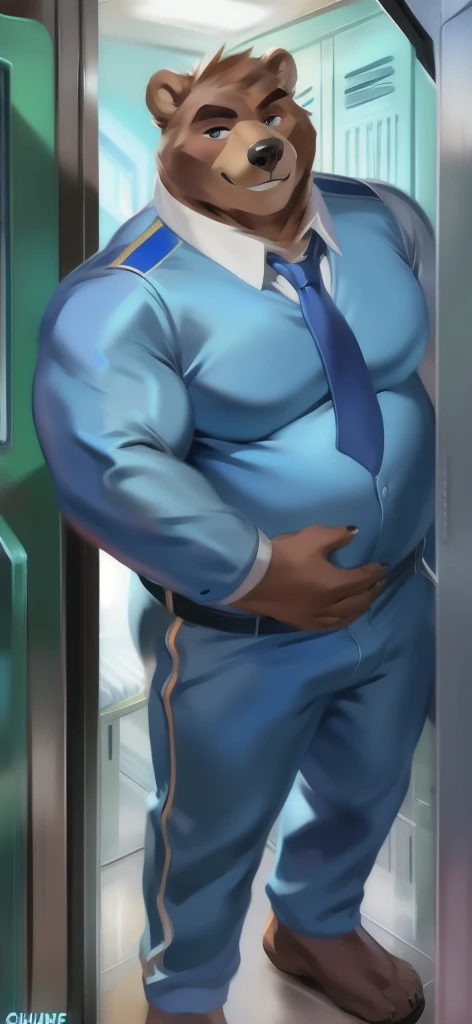 ((a skinny latino boy with office attire, big penis slipping out)) with beautiful detailed eyes, beautiful detailed lips, ((extremely detailed face, mustache, huge and fat pectorals, very tight breast area, thick legs,)) high quality, 4k, 8k, hyperrealistic, masterpiece, cinematic, dramatic lighting, vivid colors, photo-realistic