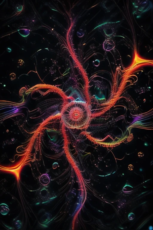 A spiraling vortex of beautiful bubbles of different neon colors swirling over and under each other, LSD, DMT imagery, psychedelic droplets of water, abstract liquid, and intricate rainbow art. octane render, black 3d fluid simulation,ethereal bubbles, swirling multicolored liquids against a pitch black background and highly detailed, octane render, reflective rainbow bubbles, twisted colors inside of glass spheres, Psilocybin Dream inside an amazing image of light emerging from colors in a shimmering glass morphing out of colors, bright neon and fluorescent colors,very bright, vibrant colors, perfectly formed and symmetrical reflective bubbles and spheres, attention to detail with these beautiful bubbles and spheres, Extreme Hallucinations in a gorgeous piece of  psychedelic digital artwork, Stunning, pixel art, tripped out colors, 4d mandelbulb psychedelics, glass like psychedelic landscape, intricate rainbow environment, psychedelic underwater brightness and glow with neon colors, glowing colors twist inside of translucent glass spheres and bubbles with light and color reflecting off of both in bright fluorescent colors, psychedelic trip, fluorescent and neon aesthetic, psychedelic vibrant colors, bright psychedelic paint splattered backgrounds,swirling spirals and vortex, bright vibrant colors popping out from 3d glass spheres, Rotational Symmetry, Pixel Assets, Portrait photography, Surrealism, Photorealistic, Hyperdetailed, Glass Morphism, Digital Art, Sparkle, Optical Illusion, Glowing Light, Reflective Light, Overexposure, Backlighting, Depth Of Field, Spheres and bubbles show perfect Symmetry, UHD, High Details, High Quality, Super Detailed, Full Focus, Awe inspiring,  Breathtaking, Indescribably Beautiful, Heaven sent images, Best Quality, Award Winning, Masterpiece. psychedelic droplets of water, abstract liquid, and intricate, octane render, black 3d fluid simulation,  