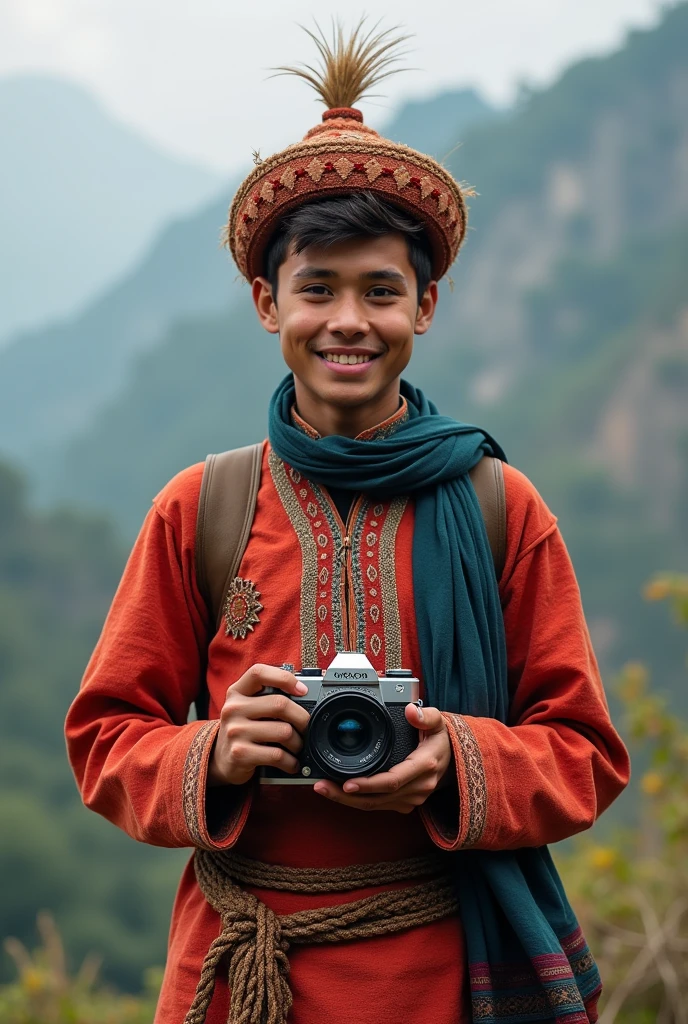 A photographer boy with a turban on his head and a camera in his hand with the logo of sandhu photography in the background.
Feedback