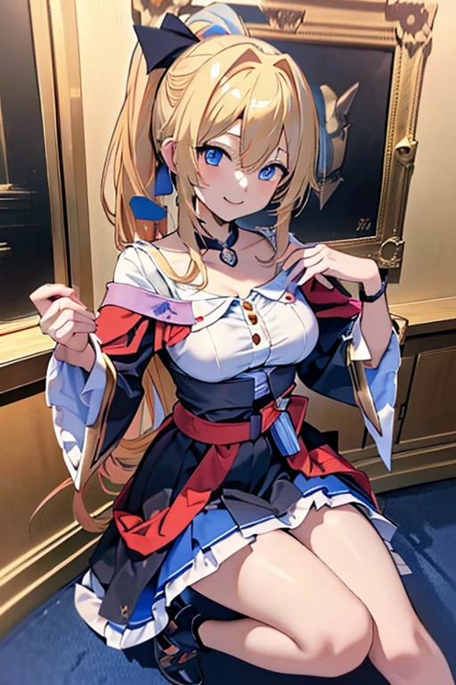 最 High Quality 、 highest image quality taken by Ki、​masterpiece、With a girl((18 years old、Black and red dress、 best bust 、、Blonde、poneyTail、silverblue Eyes 、 open their chest wide 、 On、 happy、smile、 Gold Accessory 、I&#39;m a little drunk、 wine glass、 sits on a chair)） High Quality 、 visual art、 Background and ((Morning cafe counter ))、A small cafe in the woods.   A stylish cafe with a terrace nestled quietly in the woods.   Starting with delicious coffee 、 where the colors shine visibly  .,  cake,  sandwich , And spaghetti .  The smile of the clerk wearing an apron is very nice .、Very popular with customers.effect///Fluffy pastel colors.Thin brush, Soft and wonderful, pastel, Fluffy, ( Extremely Wonderfully Beautiful ), ( perfect details )、(pastel color),Soft texture:1.2.(masterpiece, 最 High Quality ), ( Fine and Beautiful Eyes ), ( detailed eyes and faces ), the color is also visibly shining ,  moody atmosphere , Subtle Highlights ,(( Sparkling Eyes and Contagious Smile )), beautiful illustration, 最 High Quality , cute girl,  Len bedroom with sparkling eyes and a smile that resonates with the heart , pastel color ,  silver hair long hair,  rabbit plush toy,  Bright Lighting, Pale Pink and Blue Eyes 
