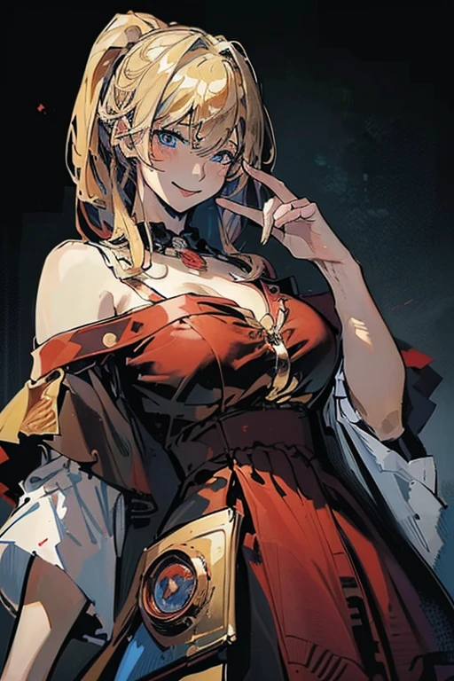 最 High Quality 、 highest image quality taken by Ki、​masterpiece、With a girl((18 years old、Black and red dress、 best bust 、、Blonde、poneyTail、silverblue Eyes 、 open their chest wide 、 On、 happy、smile、 Gold Accessory 、I&#39;m a little drunk、 wine glass、 sits on a chair)） High Quality 、 visual art、 Background and ((Morning cafe counter ))、A small cafe in the woods.   A stylish cafe with a terrace nestled quietly in the woods.   Starting with delicious coffee 、 where the colors shine visibly  .,  cake,  sandwich , And spaghetti .  The smile of the clerk wearing an apron is very nice .、Very popular with customers.effect///Fluffy pastel colors.Thin brush, Soft and wonderful, pastel, Fluffy, ( Extremely Wonderfully Beautiful ), ( perfect details )、(pastel color),Soft texture:1.2.(masterpiece, 最 High Quality ), ( Fine and Beautiful Eyes ), ( detailed eyes and faces ), the color is also visibly shining ,  moody atmosphere , Subtle Highlights ,(( Sparkling Eyes and Contagious Smile )), beautiful illustration, 最 High Quality , cute girl,  Len bedroom with sparkling eyes and a smile that resonates with the heart , pastel color ,  silver hair long hair,  rabbit plush toy,  Bright Lighting, Pale Pink and Blue Eyes 
