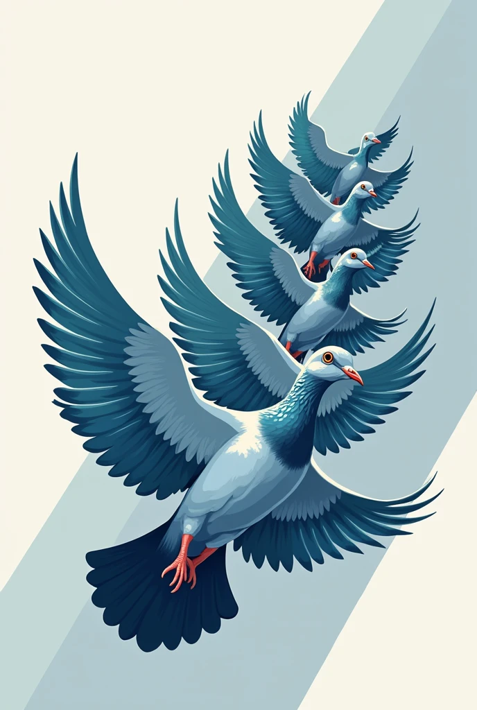 Pigeon themed team shirt