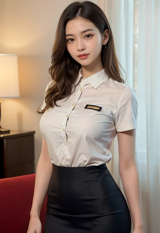Beautiful Thai girls, beautiful, proportionate breasts, narrow waists, large, slender thighs. Wear a thin white shirt Wear a short skirt.